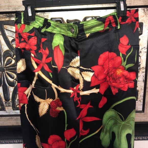 Authentic Christian Dior Boutique Paris 100% Silk Wide Leg, Classy. EUC - Picture 4 of 8